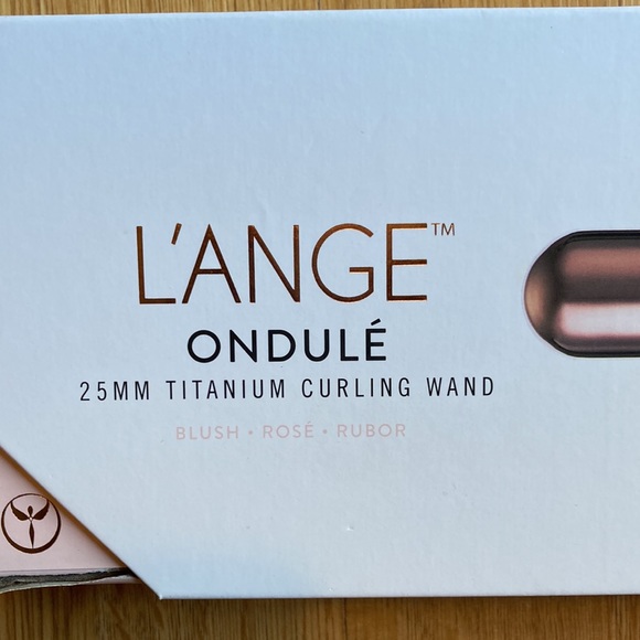 L’ANGE ONDULE 25mm Titanium Blush Rose Curling Wand - Picture 3 of 6